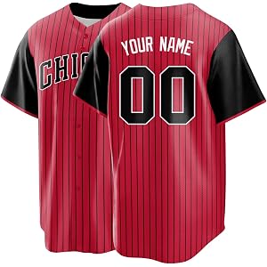 Customized Baseball Jersey - Personalized Baseball Jerseys Printed/Stitched Sport Shirt for Men Women Youth Kids