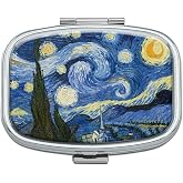Pill Box 2 Compartment Small Pill Case Pill Organizer for Pocket or Purse | Perfect for On-The-Go Storage, Travel Medication Organizer for Medication, Vitamins, Fish Oils, Supplements