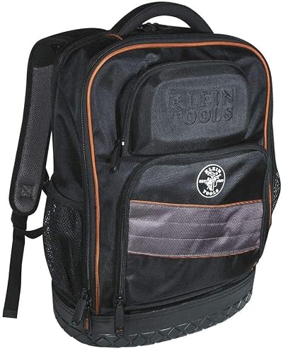 Klein Tools Electrician Backpack 25 Pockets Laptop Compartment Tradesman Pro