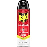 Raid Ant &amp; Roach Killer Bug Spray, Lemon Scent, 17.5 oz | Kills Ants &amp; Roaches on Contact, Keeps Killing For Up to 13 Weeks, For Home Use, No Lingering Chemical Odor