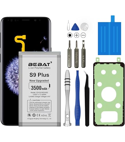 Amazon.com: SHENMZ Galaxy S9 Battery, Upgraded 6600mAh Li-ion