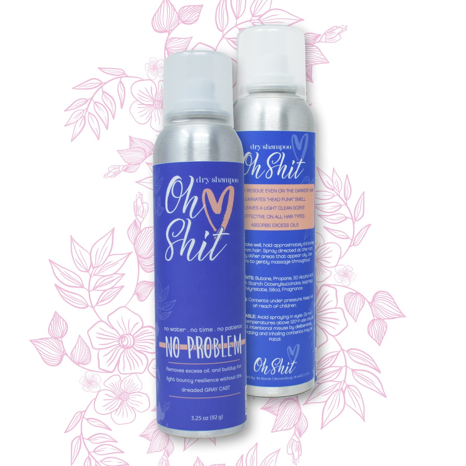 OS Beauty Dry Shampoo Benzene Free Sulfate Free All Hair Types