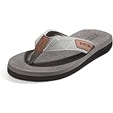 FITORY Men's Flip-Flops, Thongs Sandals Comfort Slippers for Beach