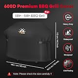 Zettum BBQ Cover 165 CM for Weber Genesis 400 Series 4-Burner Gas Grill view 2