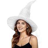 Witch Hat Halloween Adult Black Women's Large Witches Hat Costume Accessories for Party