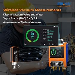 Elitech Digital 4 Valve Manifold Gauge HVAC with