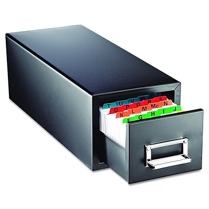 Steelmaster Steel Single Card File Drawer For 5 X 8 Index Cards