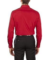Van Heusen Men's Dress Shirt Fitted Poplin