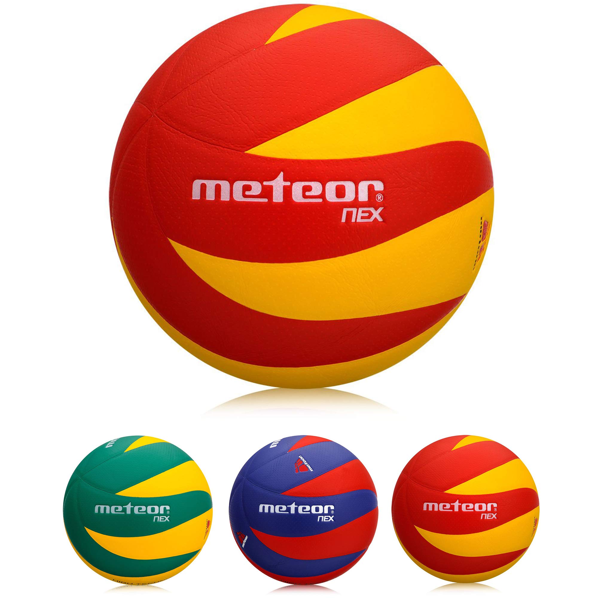 meteor® Volleyballs Size for Children, Teenagers and Women, Ideal for Children's Hands, Ideal Volleyballs for Training, Soft Volleyball with Non-Slip Surface