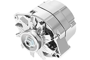 GDSMOTU Alternator Chrome 1 Wire Self Exciting Street Rod GM 305 350 BBC SBC, Replaces 240-203-3DC ADR0335-C