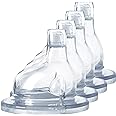 Pura Kiki XL Sipper Spouts - 100% Medical-Grade Silicone, Anti-Colic, Non Plastic Suitable for Babies, Kids, Toddlers, Preschoolers - 4-Pack