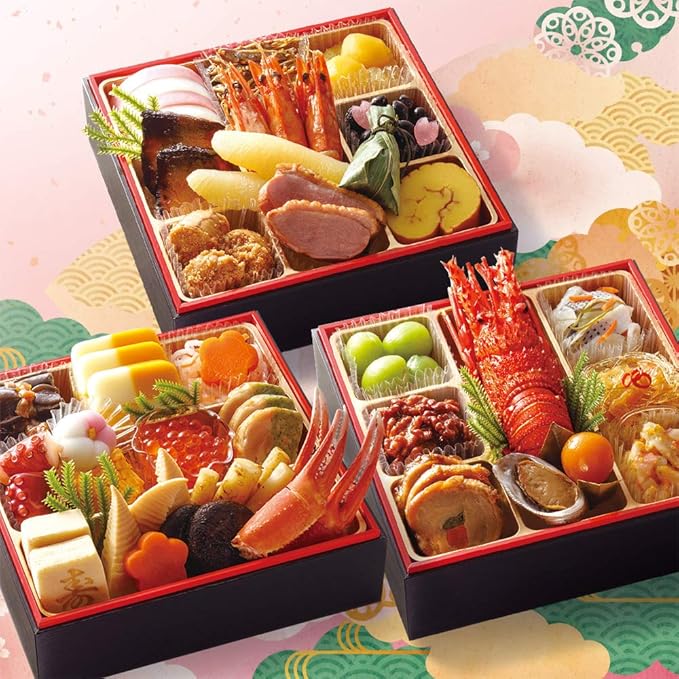 Amazon 12 30お届け 21年 はま寿司おせち 彩り三段重 約3 4人前 はま寿司 惣菜 通販