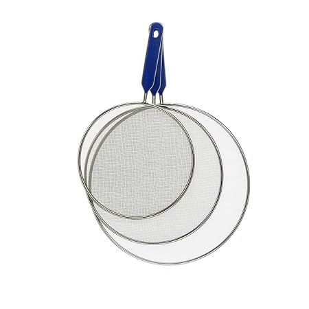 T.I.P. Tip Pfannen Spritzschutz | 3 TLG. Set | Edelstahl | Ø 20-28 cm | Spülmaschinengeeignet