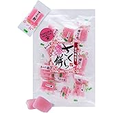 TOMOSAN Japanese Sakura Mochi Candy, Traditional Cherry Blossom Rice Cakes, Soft &amp; Chewy, Individually Wrapped, 180g / 6.35oz