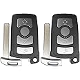 Car Key Fob Replacement for BMW 2003-2008 7 Series 745i 750i 750Li 760i 760Li Keyless Remote 315 MHz FCCID:LX8766S;by AUTO KEY MAX (2)