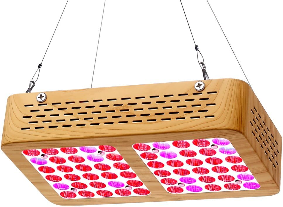 AEJSLOK Reflector-Series LED Grow Light, 300W Grow Light Full Spectrum for Indoor Hydroponic Greenhouse Plants Veg and Flower