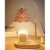 Seniny Electric Candle Warmer Lamp - with Time Dimmable Adjustable Height Candle Lamp Warmer for Jar Candles,Christmas Wax Melt Wamer, Birthday Gifts for Women Mom, House Warming Gifts New Home Decor