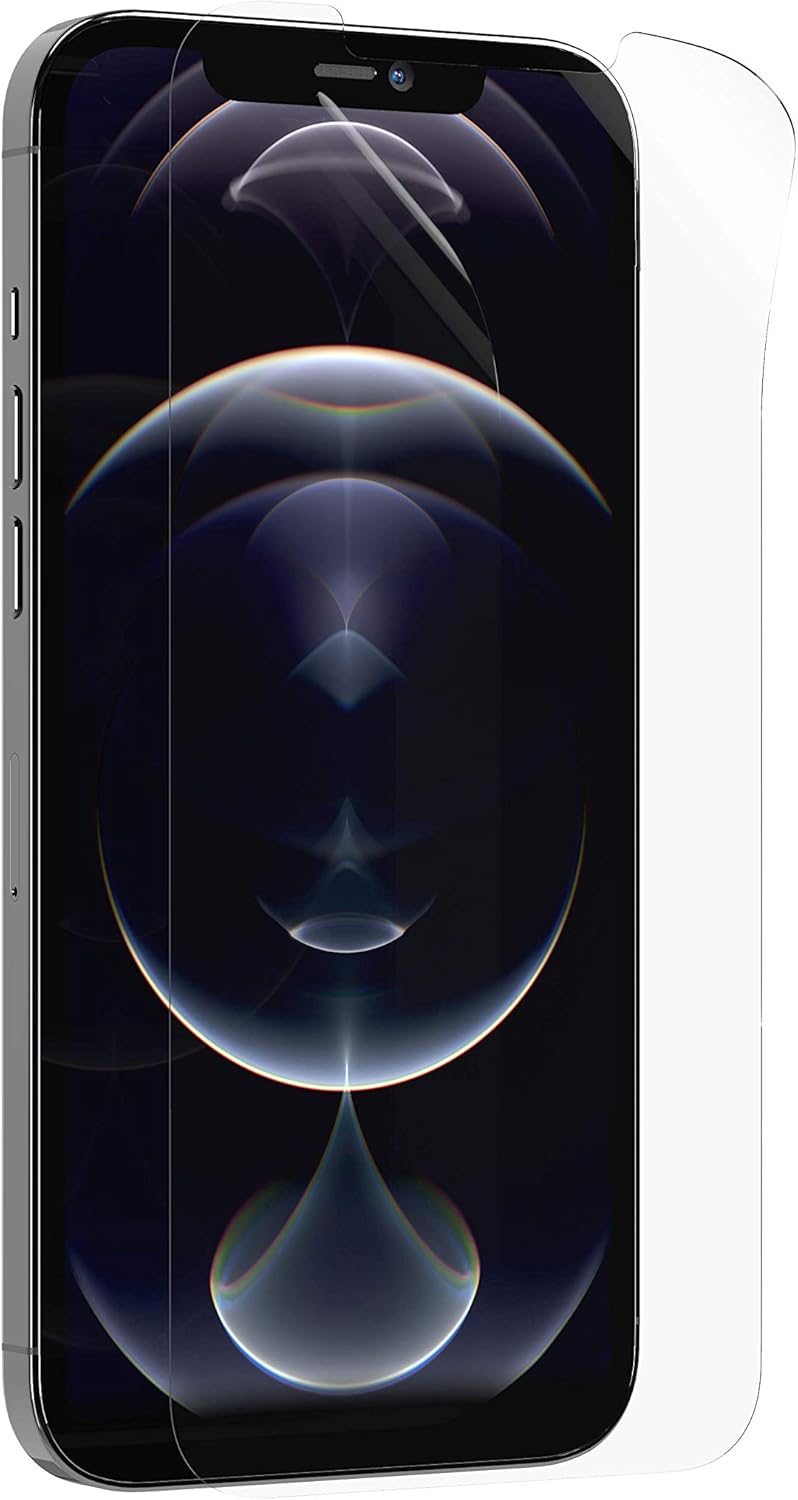 tech21 Impact Glass Screen Shield Protector for Apple iPhone 12 Pro Max 5G with Antimicrobial Properties