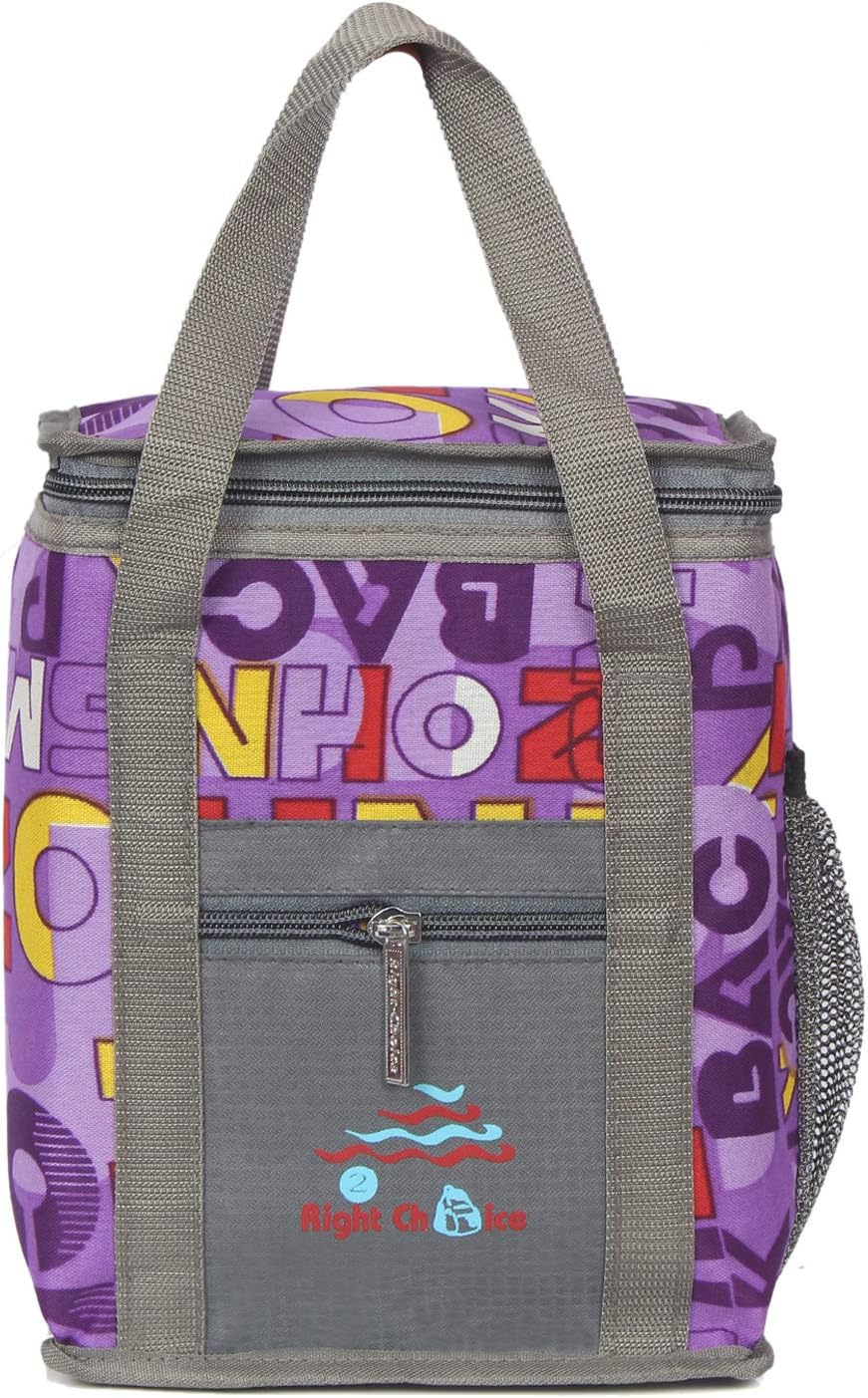 Right Choice Multi Color Denim Waterproof Bag (Purple)