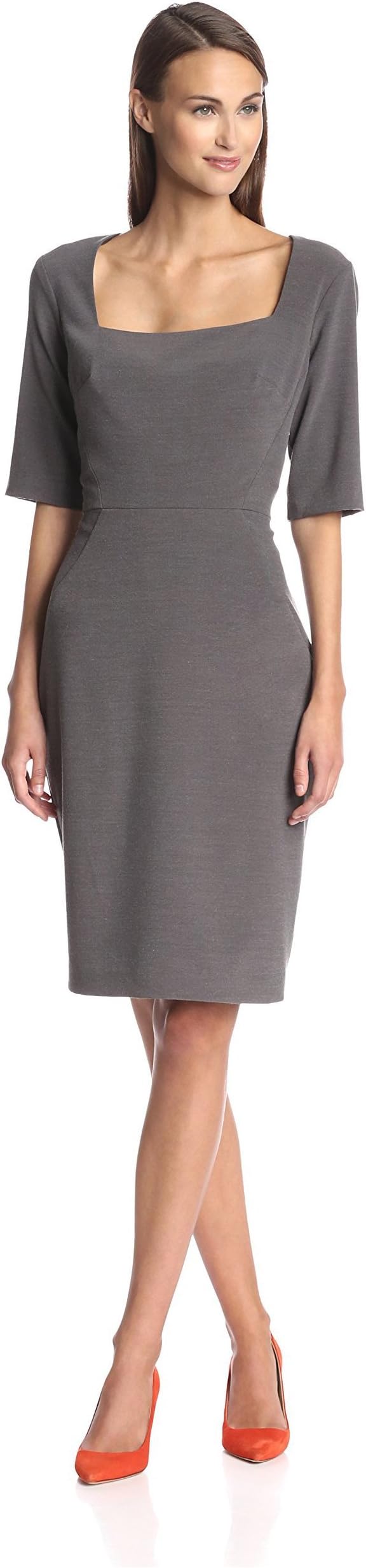 SOCIETY NEW YORK Women's Square Neck Dress