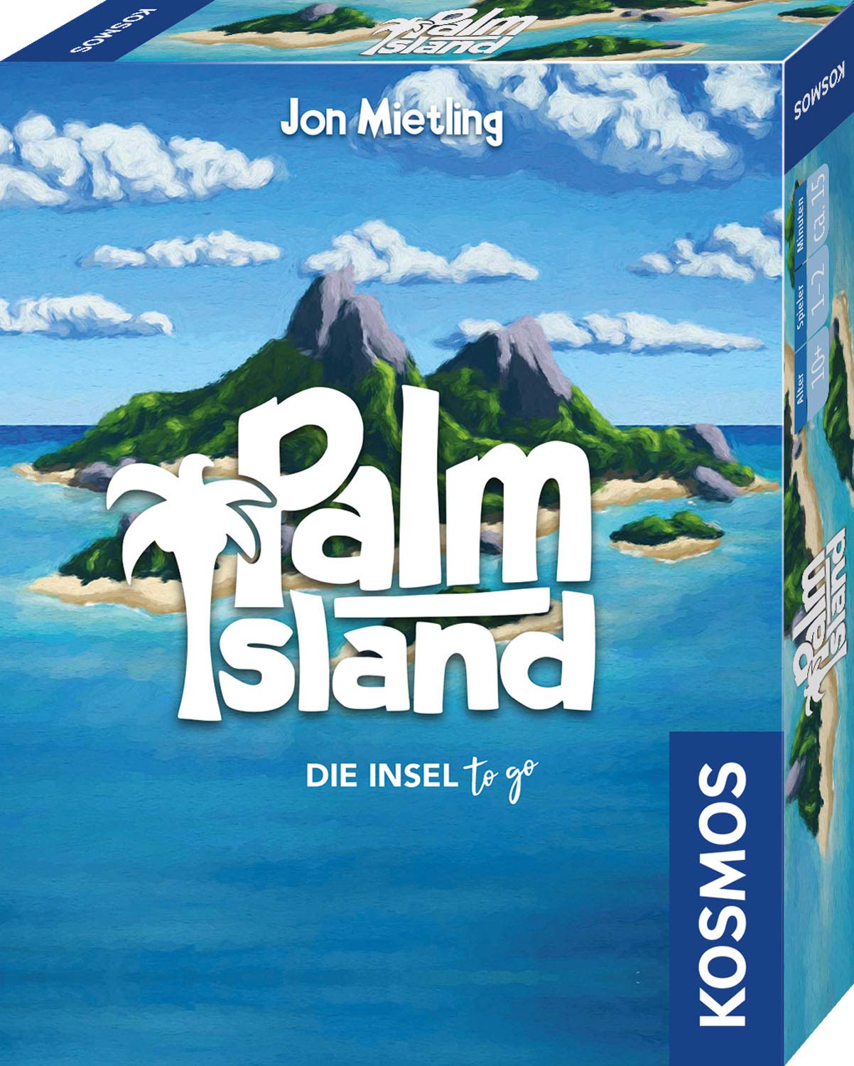 KOSMOS 741716 - Palm Island, Die Insel to go, Spielt sich bequem in einer Hand, Kartenspiel für 1 bis 2 Spieler ab 10 Jahren