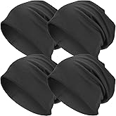 EINSKEY Lightweight Slouchy Beanie for Men Women, Oversize Thin Cotton Skull Cap Chemo Cap Night Sleeping Hat for All Seasons