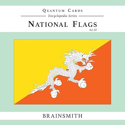 Brainsmith Quantum Flash Cards, National Flags - Educational Flashcard Set 3 for Toddlers and Kids (8 months to 8 years) for Brain Development