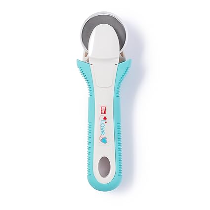 Prym Love 45 mm Mint Rollschneider Edelstahl weißtürkis