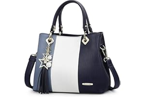 POMELO BEST Handbags for Women with Multiple Internal Pockets in Pretty Color Combination, Women's Satchel Handbag