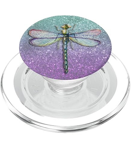 Arte popular de colibrí floral Motivos ornamentales Colibrí PopSockets intercambiables PopGrip