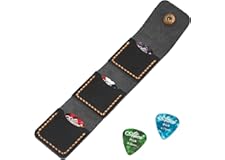 Turbosnail Leather Guitar Pick Holder, Guitar Pick Case, Leather Pick Bag, Gift for Guitarist, Guitar Accessories, Guitar Pic