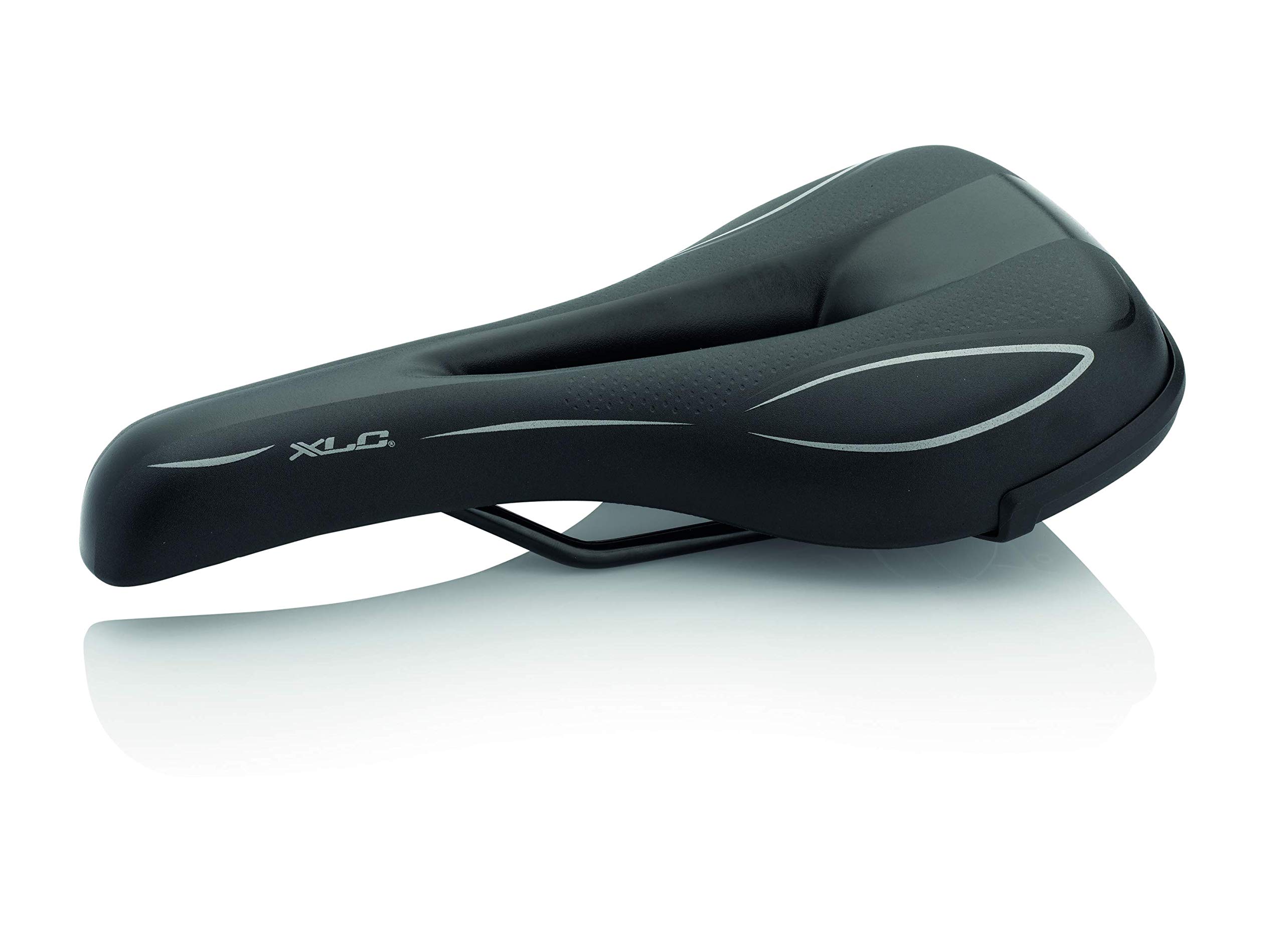 XLC Unisex - Adult SA-T13 Traveller II MTB Saddle - Black, 275 x 148 mm