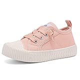 Toddler Shoes Boys Girls Slip On Canvas Sneakers Pink