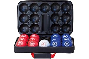 Handi Life Sport | Indoors Superior Classic Boccia Set | 13 Handsewn Boccia Balls | Medium-Soft Balls | Adaptive Sports