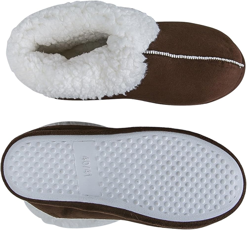 Indoor Slippers Warm Memory Foam Boots Slipper for Men Women JACKSHIBO Men Women Slippers