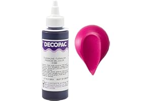 DecoPac Tourmaline Trend Premium Gel Color Cake Decorations, Pink Food Coloring - Pink Gel Color - 4 Fl Oz