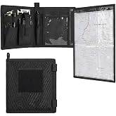KOSIBATE Map Case, Military Map Protector, Water-Resistant Map Pouch Holder for Outdoors or Hiking
