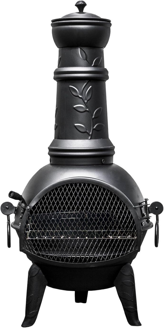 Buschbeck Fireplaces, Leaf Steel Stove Black
