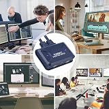 TCNEWCL 4K HDMI KVM Switch 2 Port USB PC Selector 1 Monitor Mouse Keyboard view 6