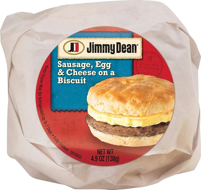 Jimmy dean sausage egg chs biscuit (077900513749)