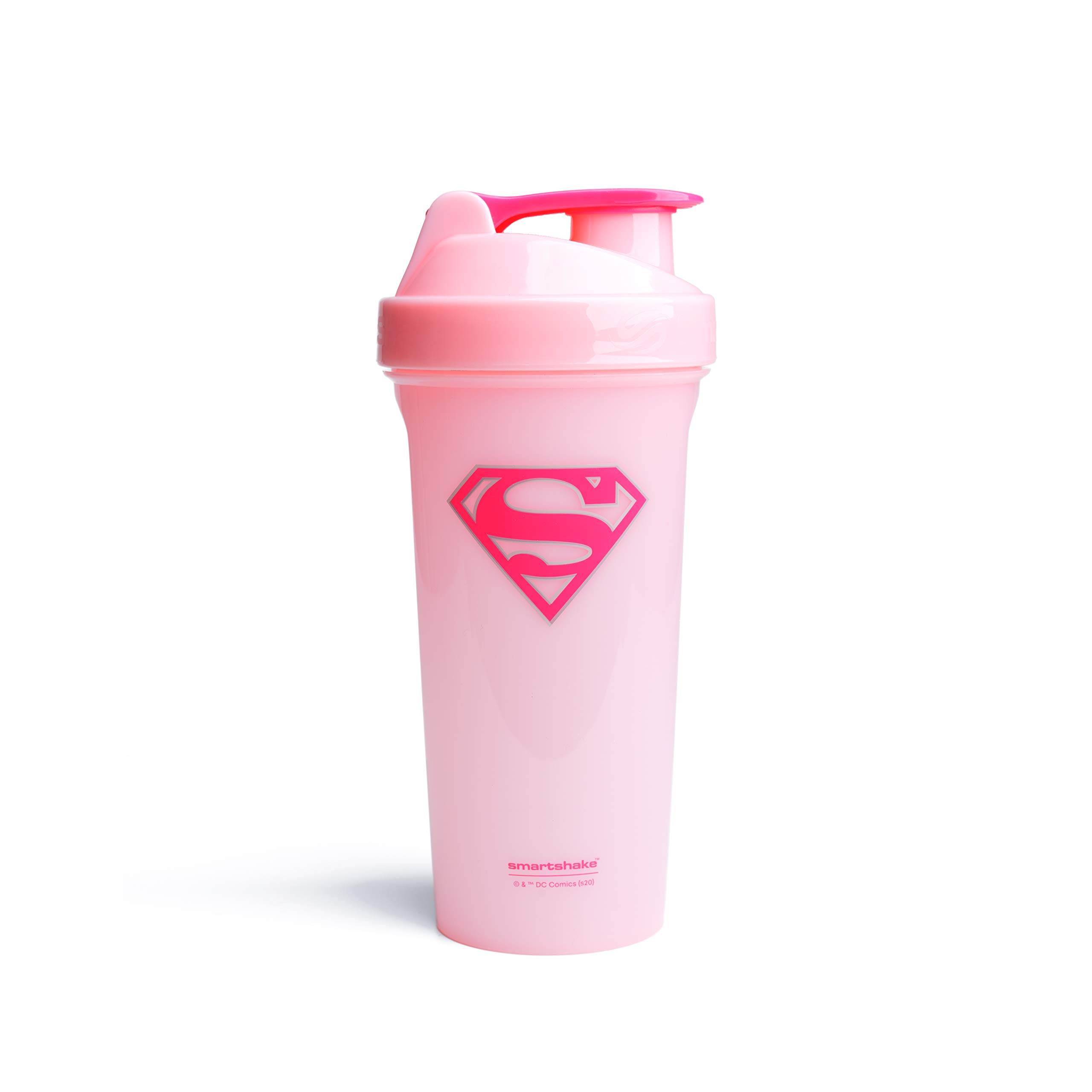 Photo 1 of Smartshake Lite Justice League Protein Shaker Bottle 800ml – DC Comics Water Bottle, Leakproof BPA Free Gym Shaker And Protein Powder (Supergirl)