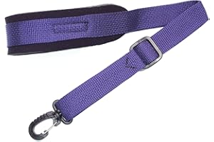 Legacystraps Purple Neoprene padded Saxophone strap in 22 colors, locking swivel snaphook for Alto Tenor or Soprano Sax Model SSXW