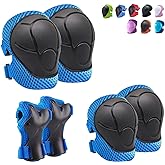 Knee Pads for Kids Knee Pads and Elbow Pads Toddler Protective Gear Set Kids Elbow Pads and Knee Pads for Girls Boys with Wrist Guards 3 in 1 for Skating Cycling Bike Rollerblading Scooter