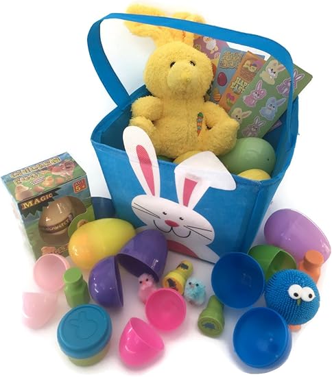 Amazon.com: Juguete relleno cestas de Pascua para niños y niñas – sin Candy – todos los juguetes – Huevos de Pascua de peluche llenar estas cestas de Pascua: Health \u0026 Personal Care