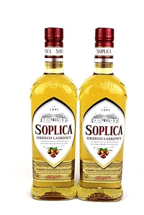 2 Flaschen Soplica Haselnuss - Orzech Laskowy 30% - 2x0.5l
