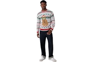 Blizzard Bay Men's Ugly Christmas Sweater Cat