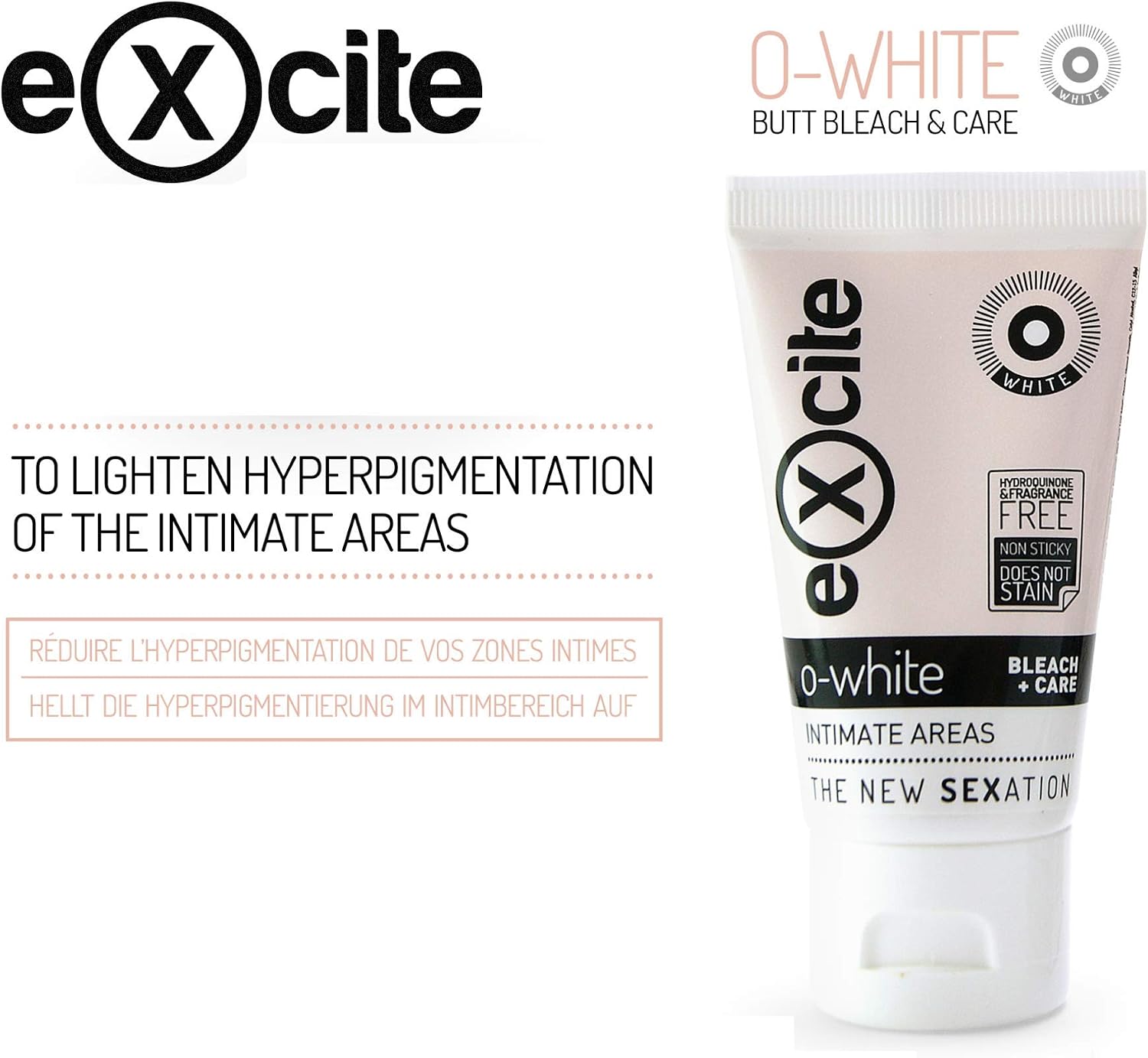 EXCITE Man or Woman O-WHITE Skin lightening cream for woman and man. Helps to lighten - Image 5