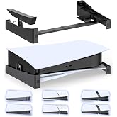 OIVO PS5/ Slim/Pro Horizontal Stand for Disc &amp; Digital Console, Stable PS5 Accessories Base Stand with Upgraded Support Rods on Bottom &amp; Scalable Design for PlayStation 5 Console-Black