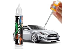 GALITOON Touch Up Paint for Cars, Automotive Paint Scratch Repair Two-In-One Silver Touch Up Paint Pen, Quick and Easy Solution to Repair Car Paint Minor Scratches 0.4 fl oz (Bright Silver)