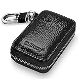Buffway Car Key case,Genuine Leather Car Key Chain